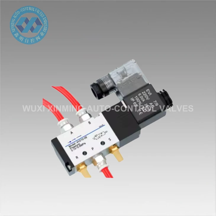 Valvola di solenoide pneumatica in lega di alluminio 52 AC220V 110V