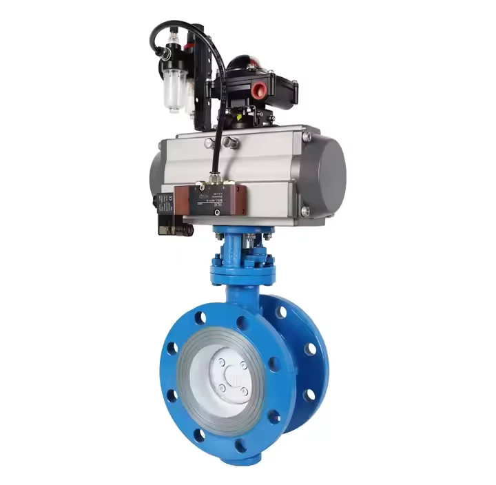 Factory - Direct High - Temperature And High - Pressure Resistant Pneumatic Tri - Eccentric Butterfly Valve