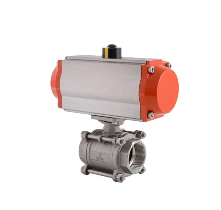 Thread npt valvola a sfera azionaria pneumatica|Certificato CE/atex