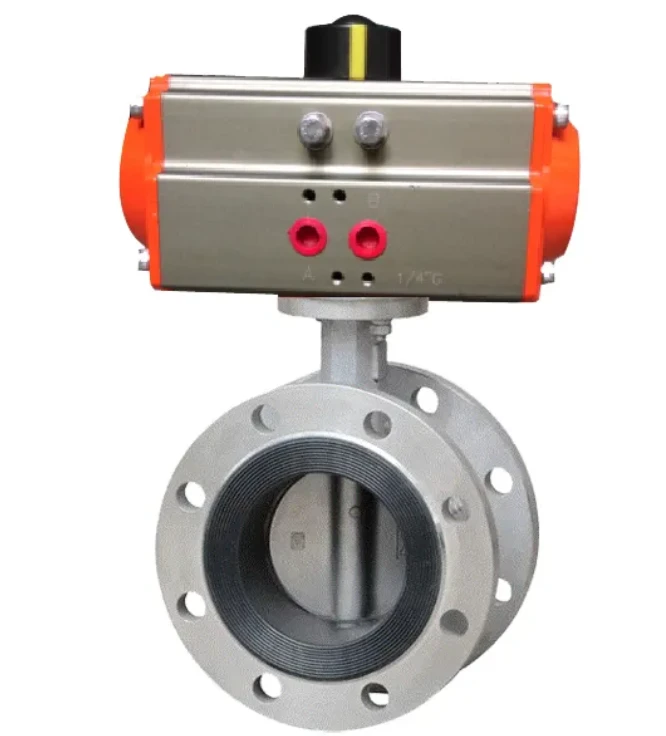 Pneumatica valvola di farfalla sanitaria