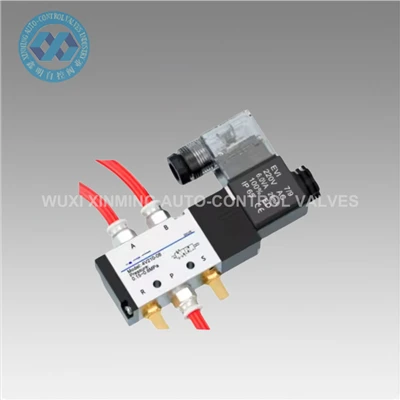 Valvola di solenoide pneumatica in lega di alluminio 52 AC220V 110V