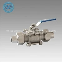 Valvola a sfera per attuatore pneumatico a doppio azione con a doppio azione con un controllo di apertura preciso.
