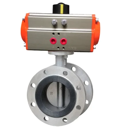 Pneumatica valvola di farfalla sanitaria