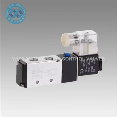 Valvola di solenoide pneumatica a 5 vie 2- Controllo di posizione Air 12V 24V 220V