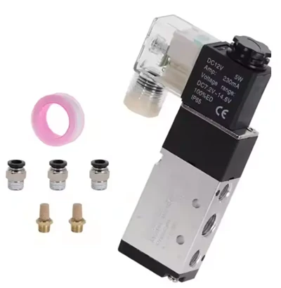 Valvola di solenoide pneumatica a 5 vie 2- Controllo di posizione Air 12V 24V