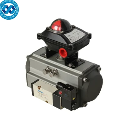 Attuatore a cilindro pneumatico con valvola Airtac con indicatore di posizione dell'attuatore