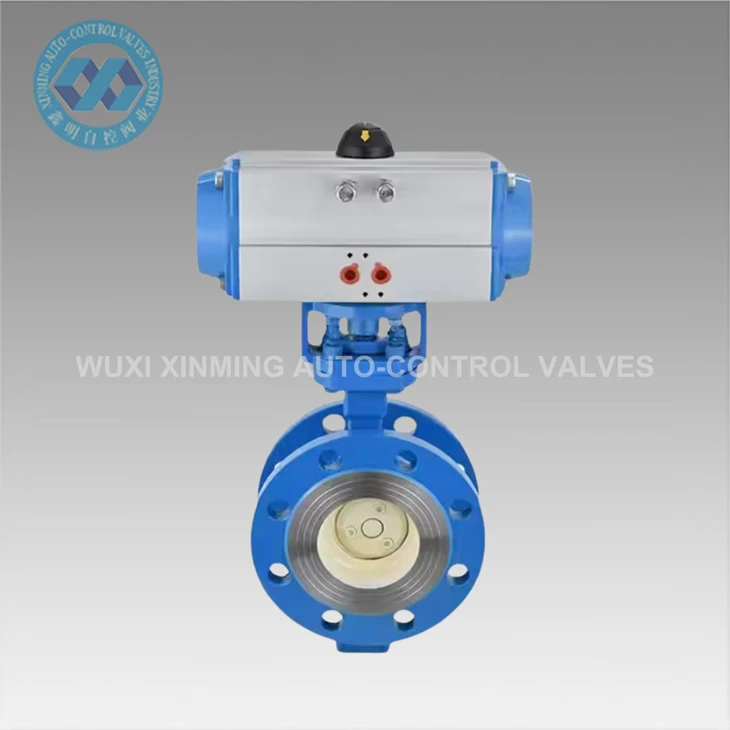 Stainless Steel High Temperature Explosion-proof Pneumatic Hard Seal Flanged Butterfly Valve